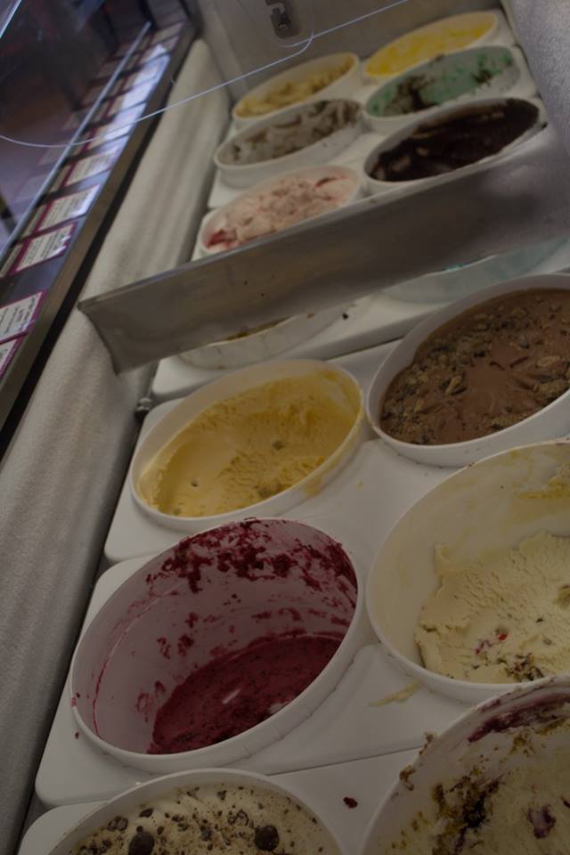 buckets of ice cream