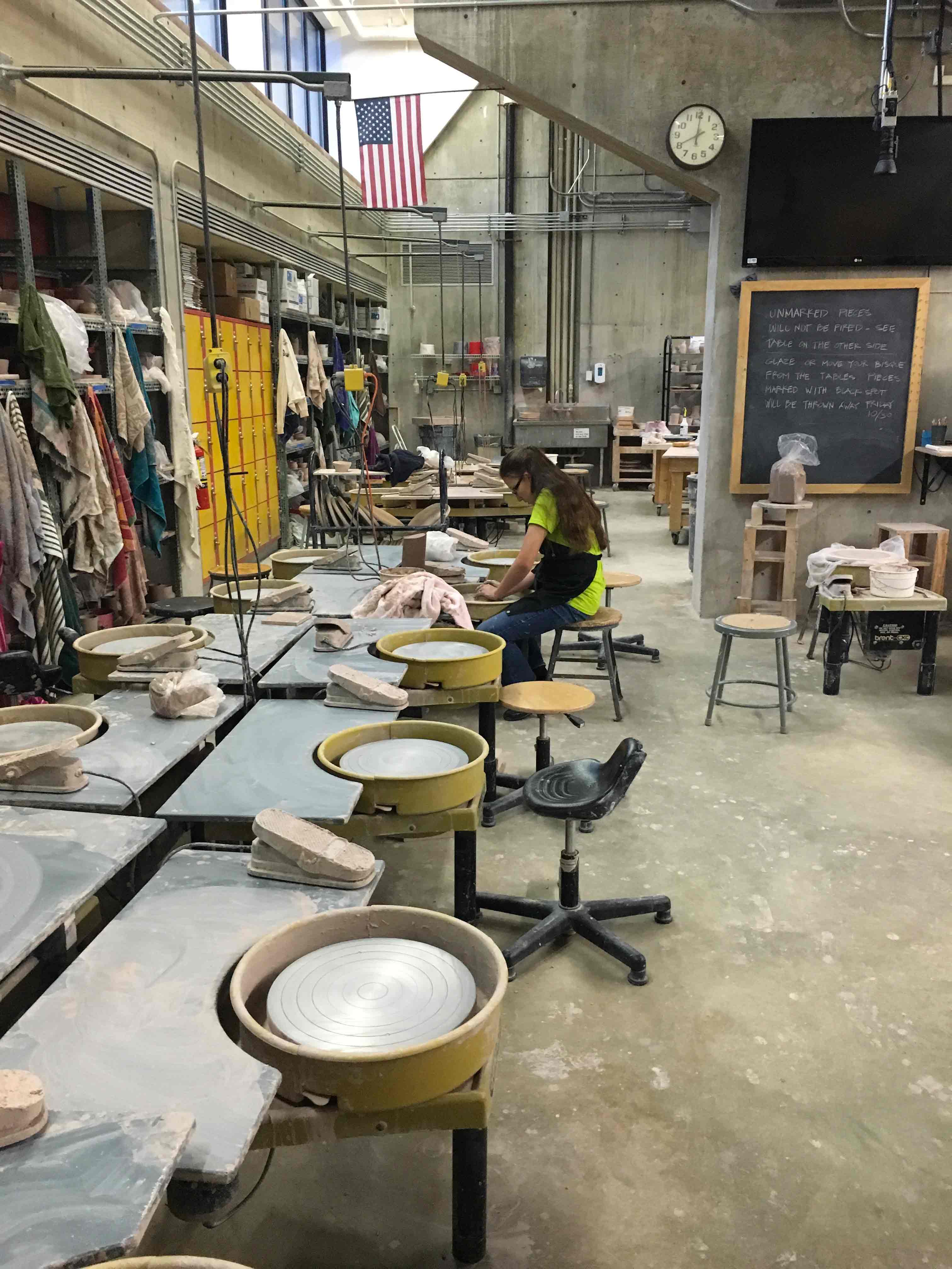 Ceramics studio