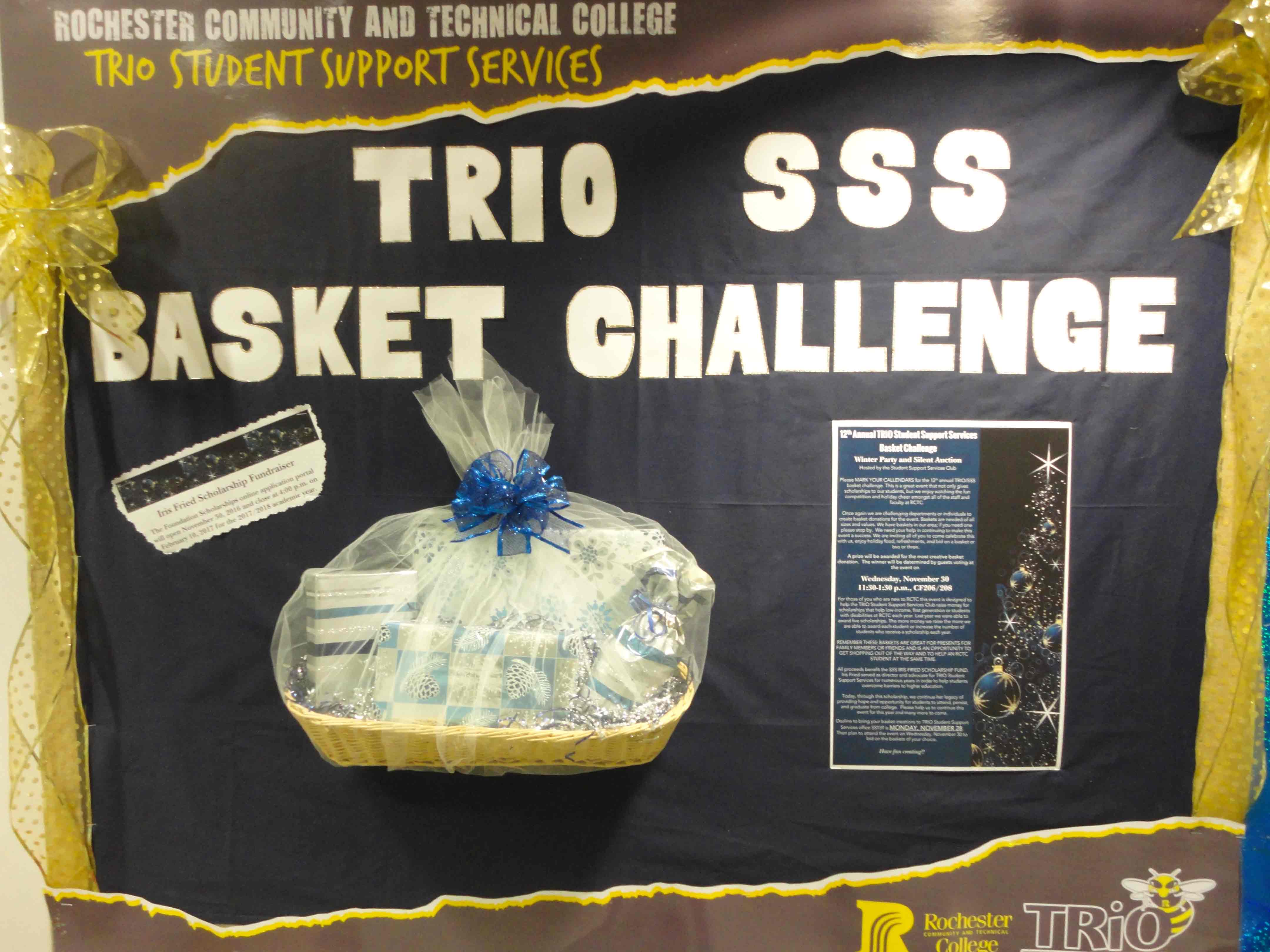 bulletin board basket challenge