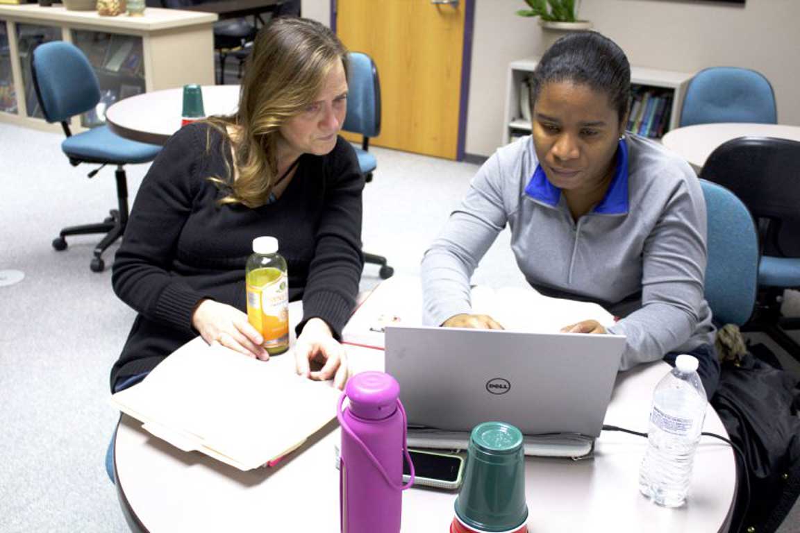 RCTC Student with Tutor