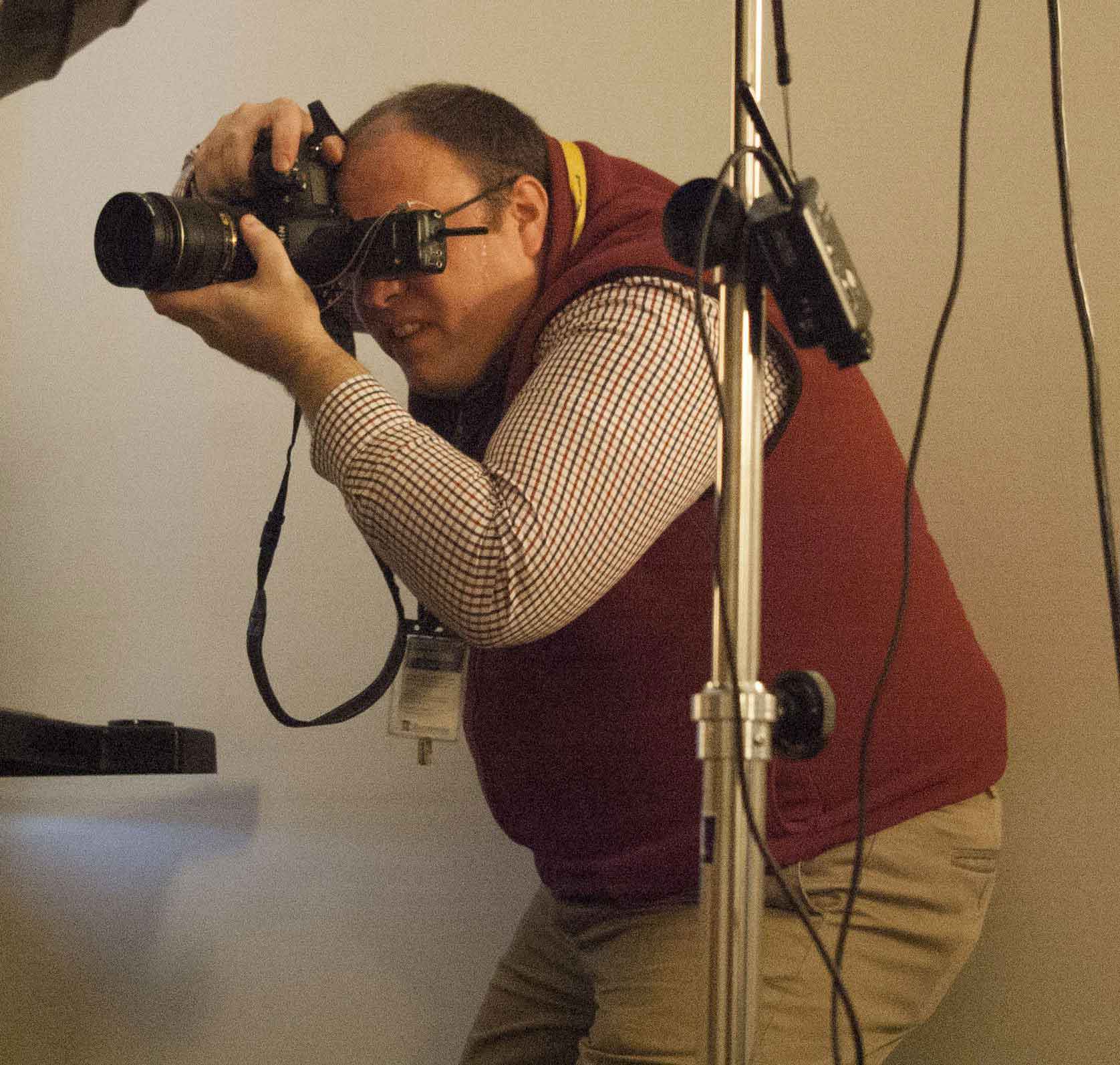 Professional Photographer Taking a Picture