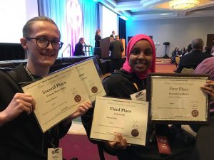 Nathan Hoover and Ilhan Raage represented The Echo on Jan. 30 at the 2020 Minnesota Newspaper Association annual awards ceremony, where The Echo placed first in General Excellence ahead of four-year university newspapers.