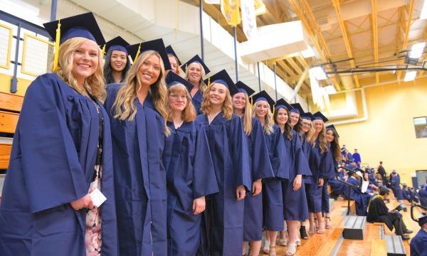 Photos courtesy of College Relations and Marketing RCTC graduates line