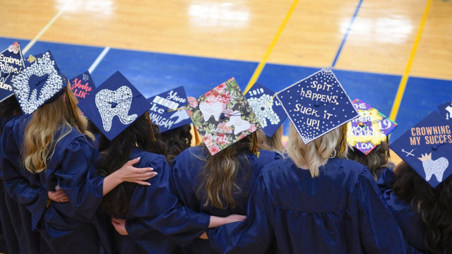 Photos courtesy of College Relations and Marketing Mortar Boards