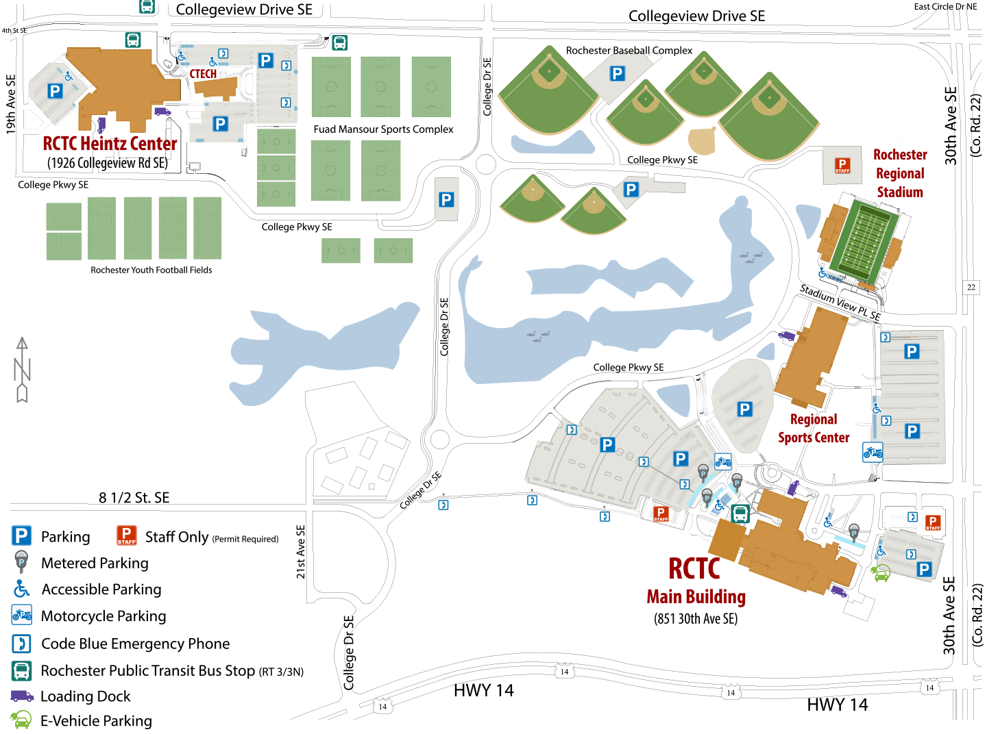 University Of Rochester River Campus Map
