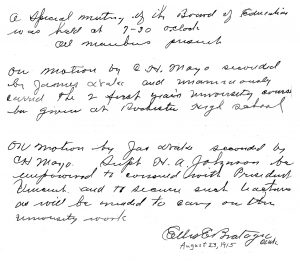 Letter from 1915