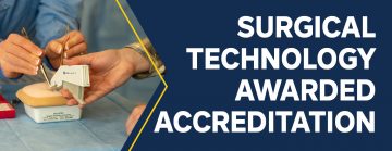 RCTC Surgical Technology Associate Degree Awarded Continuing Accreditation
