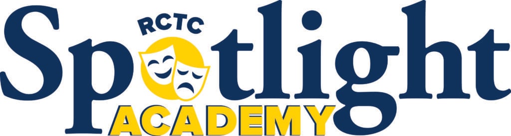 Spotlight Academy logo in navy blue and gold