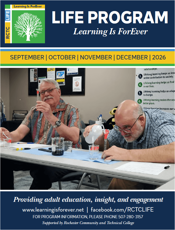 2026 Fall Learning is Forever Program Catalog
